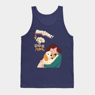 Awesome dog mom Tank Top